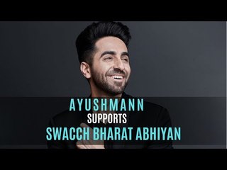 Ayushmann Khurrana extends his support towards ' Swacch Bharat Abhiyan' | SpotboyE