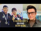 R Madhavan's son Vedaant Wins Silver Medal In Swimming At Asian Games | SpotboyE