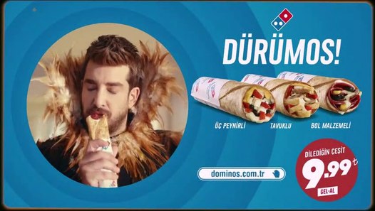 Domino's Pizza Enis Arıkan Reklam Filmi Dürümos! Dailymotion Video