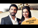 Ranveer Singh Trolls Wifey Deepika Padukone; Gets A Threatening Response | SpotboyE