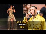 Kylie Jenner Chills With Ex-Boyfriend Tyga At His Recording Studio | Hollywood News