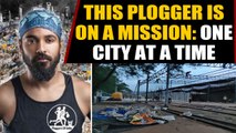 Plogger cleans puja pandals, sends out meaningful message | OneIndia News