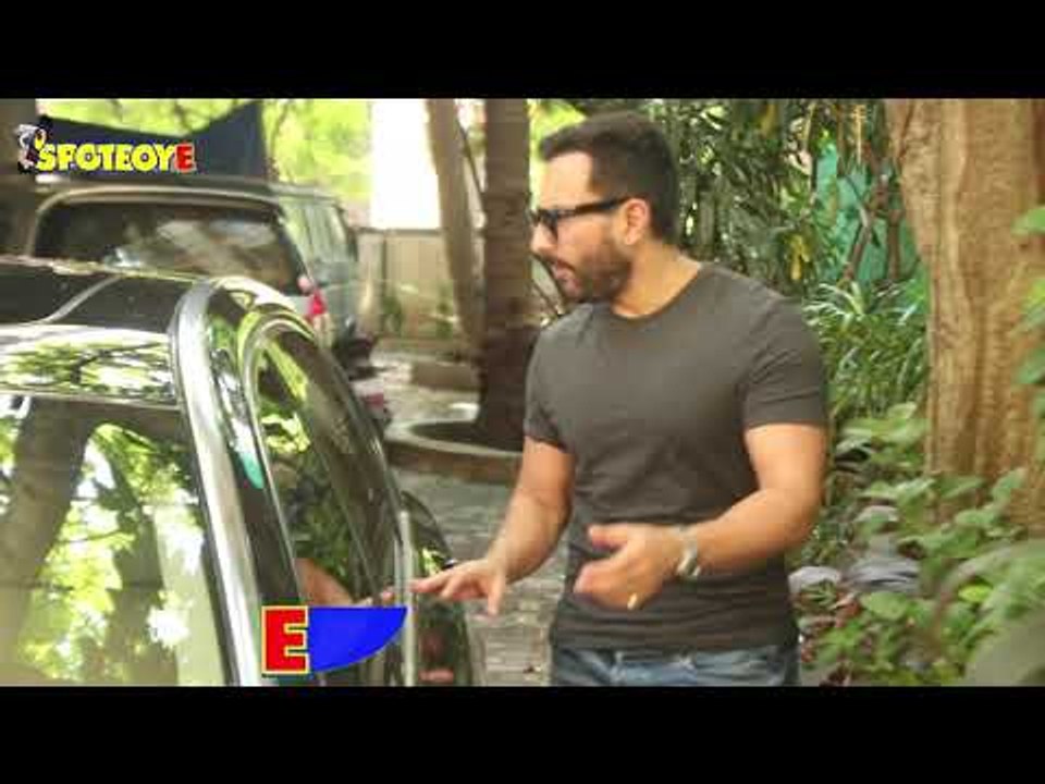 SPOTTED: Saif Ali Khan At Dubbing Studio Bandra...