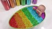 Baby Doll Glitter Slime Egg Bath DIY Learn Colors Slime Clay Disney Frozen Cake Toys