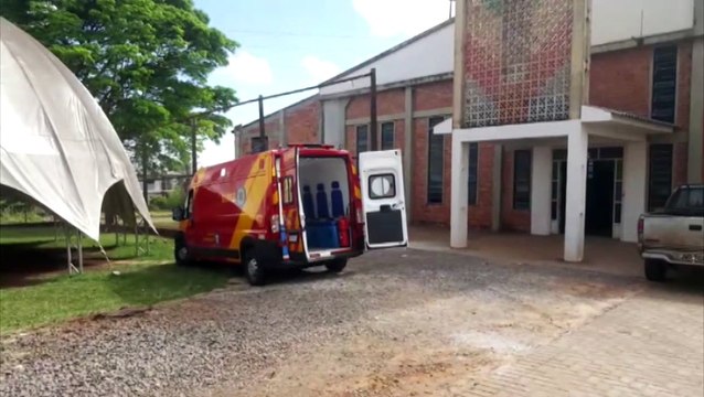 Trabalhador sofre fratura ao cair de quatro metros no Bairro Santa Felicidade