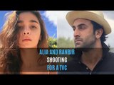 Alia Bhatt And Ranbir Kapoor Spotted Shooting On The Sets And Its Not For Brahmashtra | SpotboyE