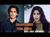 Ishaan Khatter Learns From Janhvi Kapoor | SpotboyE