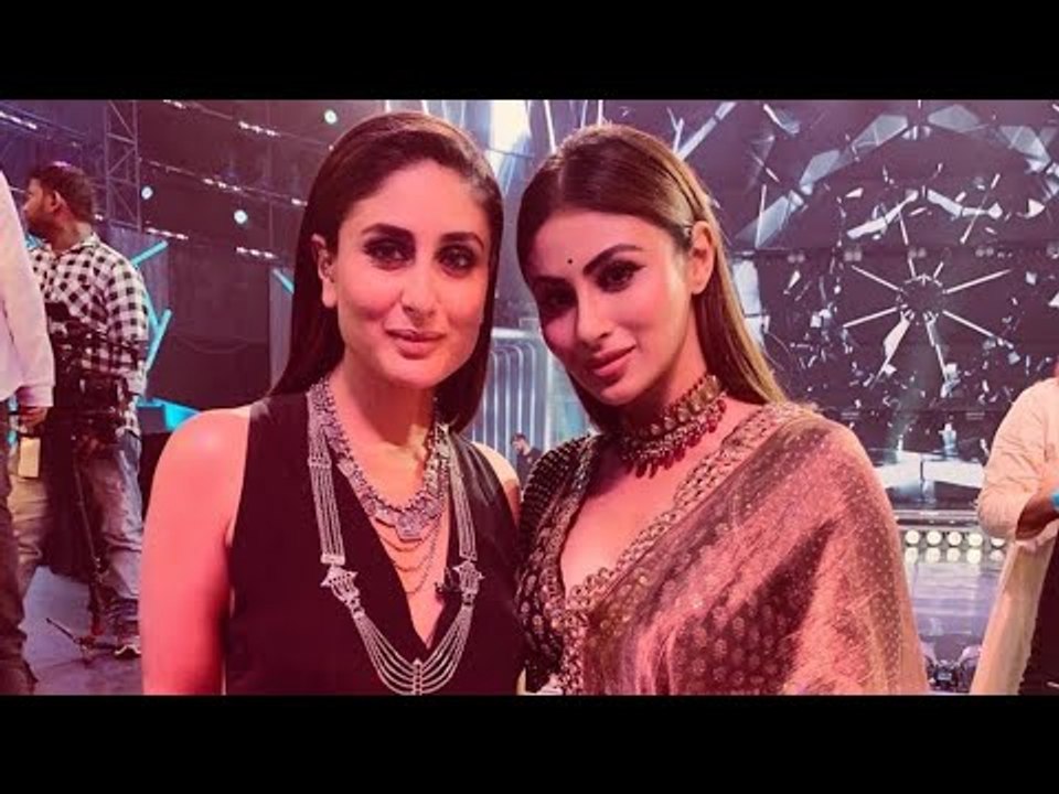 Mouni Roy had a fan girl-moment as she poses with Kareena Kapoor on the sets of Dance India Dance