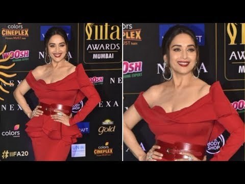 Madhuri Dixit at the Green Carpet at IIFA Awards 2019 | SpotboyE