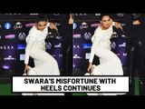 IIFA Awards 2019: Swara Bhasker takes off her heels on the Green Carpet | SpotboyE
