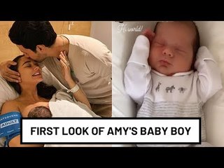 Amy Jackson Reveals The First Look Of Her Baby Boy, Andreas | SpotboyE