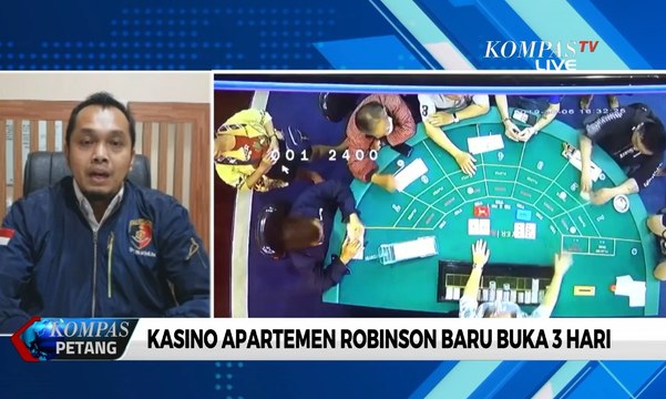 Baru Buka 3 Hari, Polisi Gerebek Kasino di Apartemen Robinson