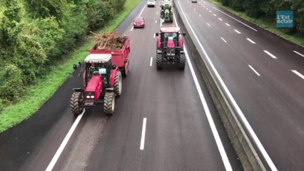 Journée de manifestation pour les agriculteurs aubois
