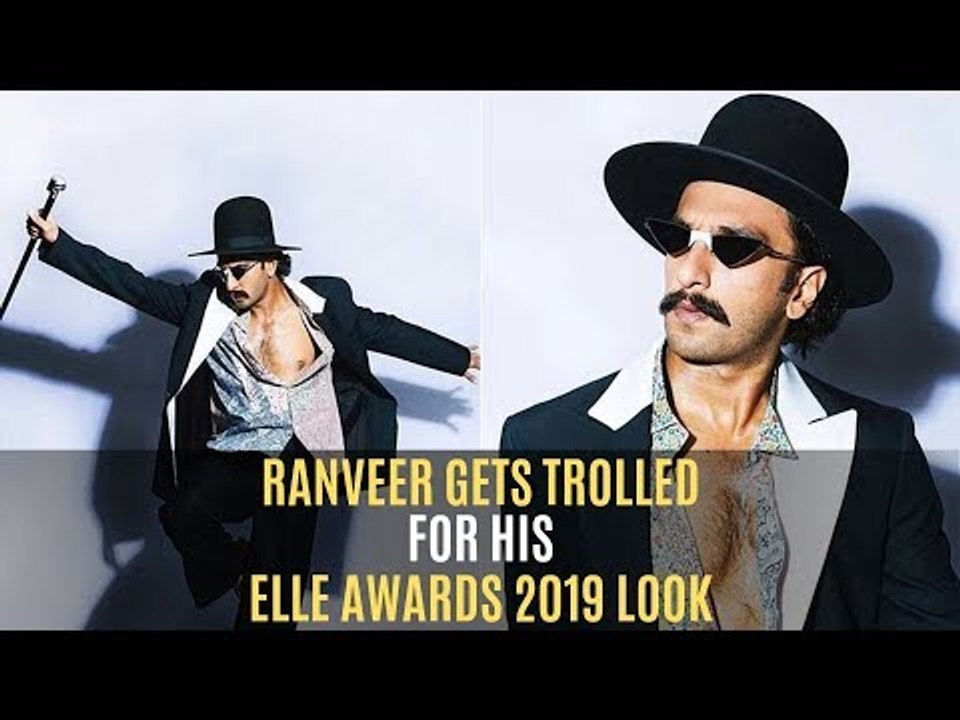 Ranveer Singh Trolled For His Look At Elle Beauty Awards 2019 | SpotboyE