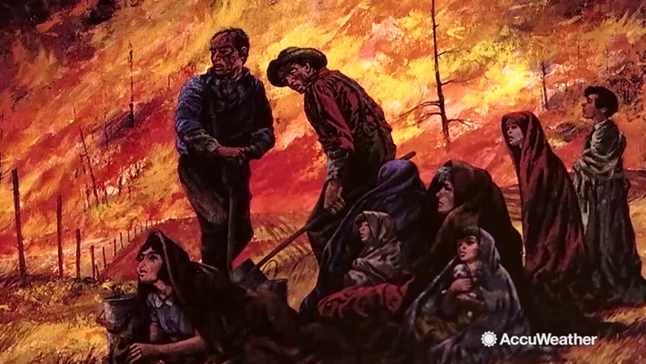 Historic Great Lakes wildfires eradicated town in one hour