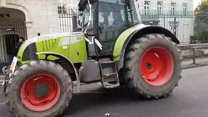 Manifestation des agriculteurs à Vesoul