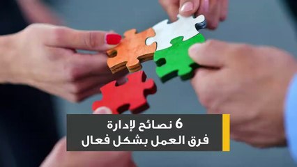 6 نصائح لإدارة فرق العمل بشكل فعال