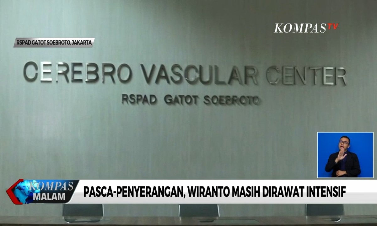 Dirawat Intensif, Kondisi Menko Polhukam Wiranto Membaik