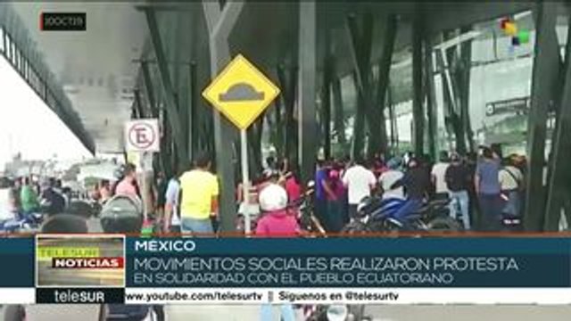 Organizaciones mexicanas se solidarizan con el pueblo ecuatoriano