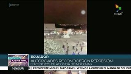 Movimiento indígena de Ecuador condena brutal represión policial