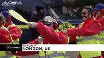 گروه «شورش علیه انقراض» مسیر منتهی به فرودگاه لندن را مسدود کردند