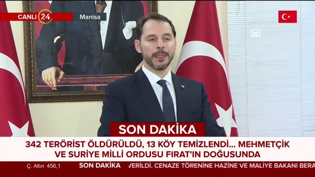Hazine ve Maliye Bakanı Berat Albayrak konuşuyor