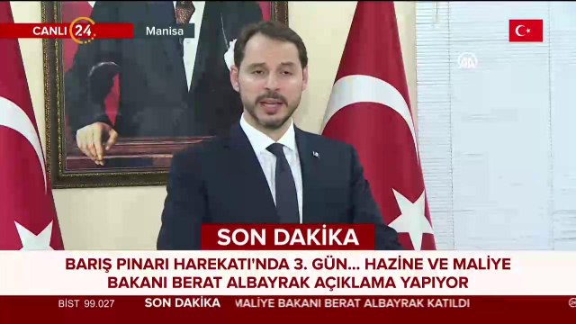 Hazine ve Maliye Bakanı Berat Albayrak konuşuyor