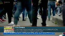 Colombia: continúan las marchas de estudiantes contra la corrupción