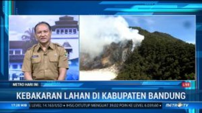 Pemadaman Karhutla di Kabupaten Bandung Terkendala Medan yang Sulit