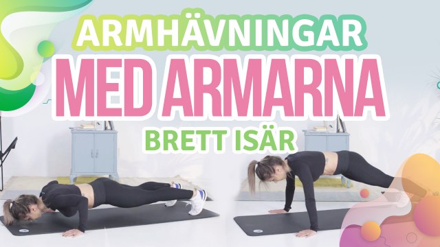 Armhävningar med armarna brett isär - Steg för Hälsa