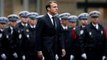 Macron rinde homenaje a los policías asesinados