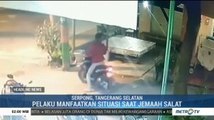 Áksi Pencurian Motor di Masjid Terekam CCTV