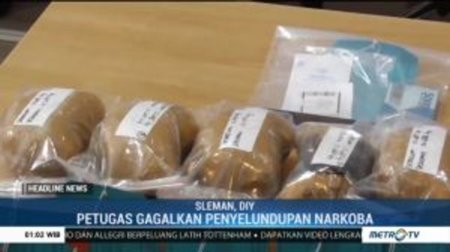 Petugas Bandara Adisutjipto Gagalkan Penyelundupan 5,5 Kg Sabu