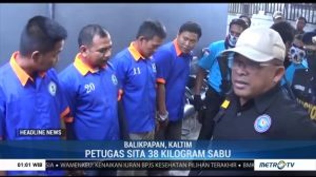 BNN Gagalkan Penyelundupan 38 Kg Sabu Jaringan Malaysia