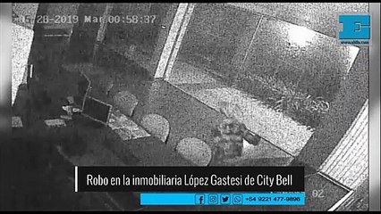 Robo en la inmobiliaria López Gastesi de City Bell