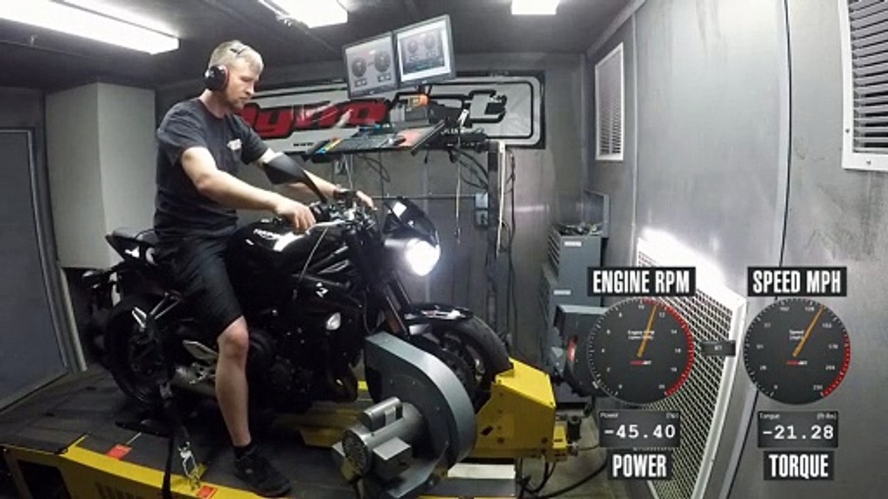 2019 Triumph Street Triple R Dyno