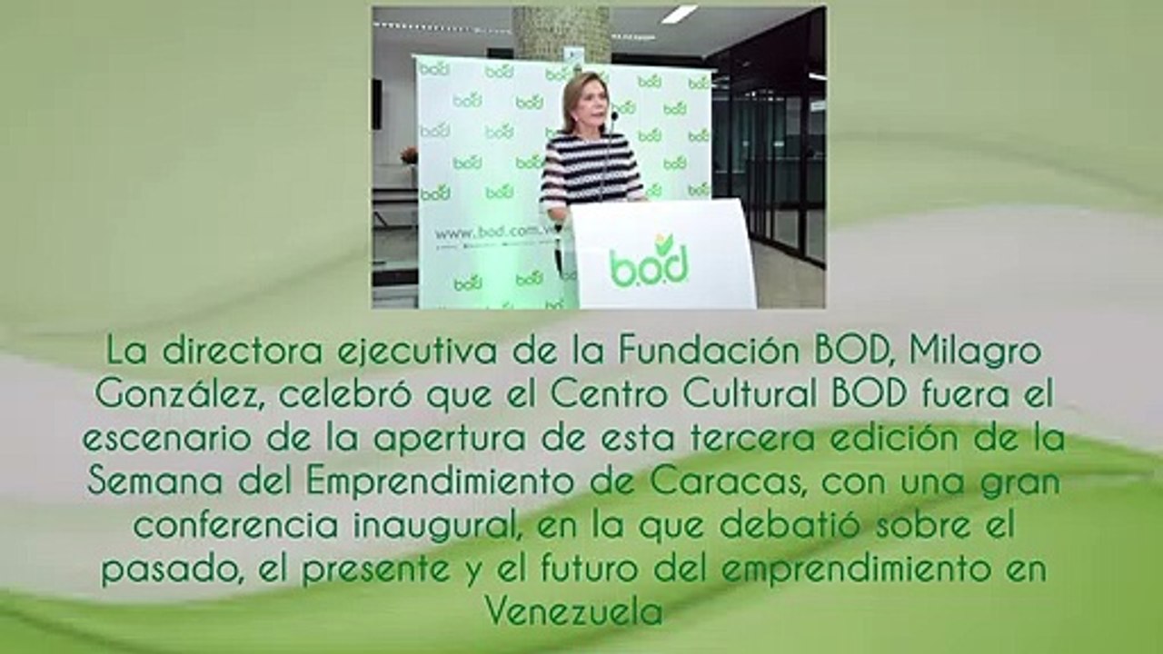 Victor Vargas Irausquin: BOD y el Caracas Startup Week