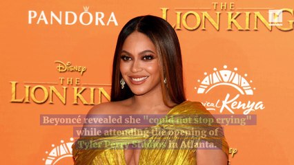 Beyoncé Gets Emotional At Tyler Perry's New Studios
