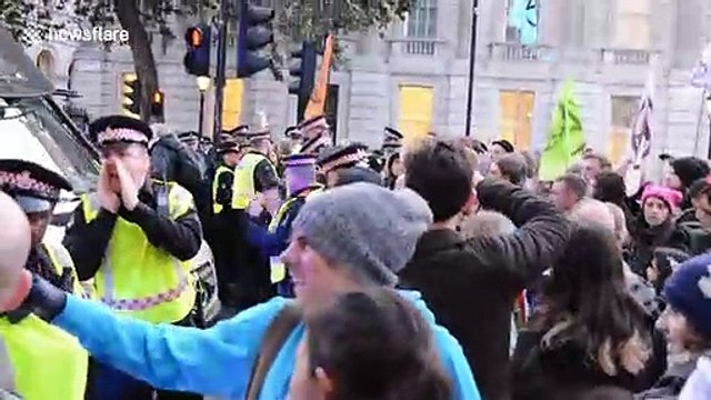 Second day of Extinction Rebellion sees more protesters arrested in London