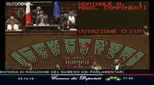 Rom: Weniger Abgeordnete, weniger Senatoren