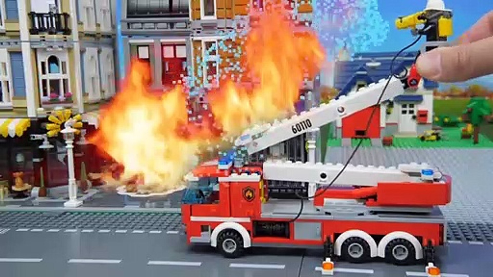 fire truck tractor excavator police cars