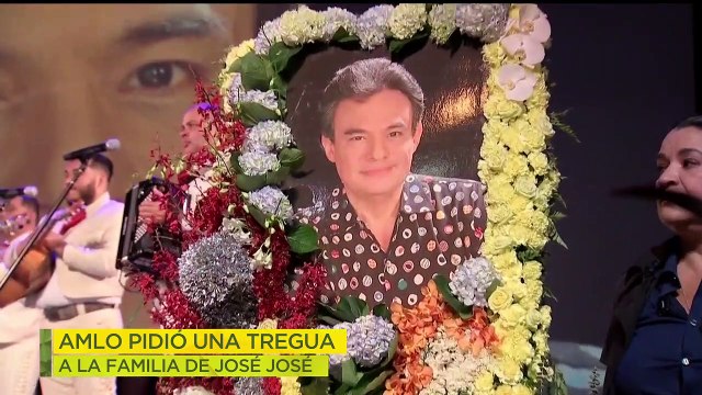 Andrés Manuel López Obrador pidió una tregua a la familia de José José. | Ventaneando