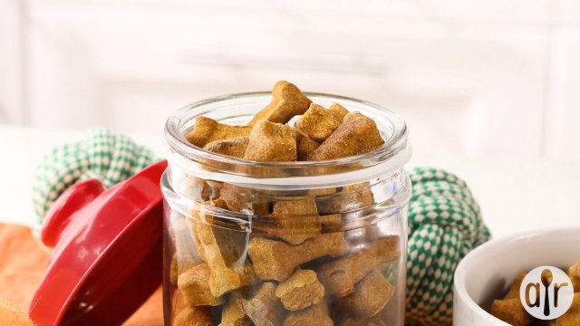 Peanut Butter and Pumpkin Dog Treats