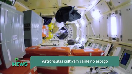 Tải video: Astronautas cultivam carne no espaço