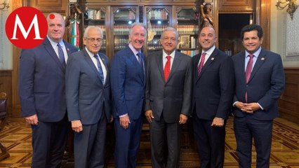 AMLO se reune con legisladores de EU por T-MEC