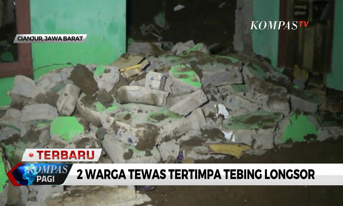 2 Warga Cianjur Tewas Tertimpa Tebing Longsor
