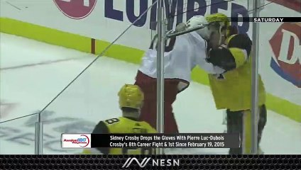 Sidney Crosby Drops Gloves For 8th Time In Career, First Time since 2015