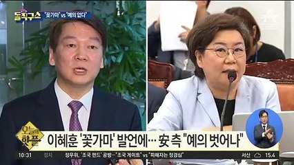 [핫플]이혜훈 ‘꽃가마’ 발언에…安 측 “예의 벗어나”