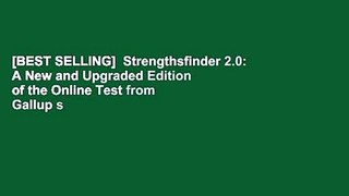 [BEST SELLING]  Strengthsfinder 2.0: A New and Upgraded Edition of the Online Test from Gallup s