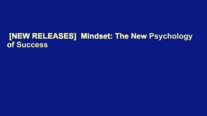 [NEW RELEASES]  Mindset: The New Psychology of Success